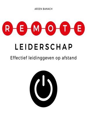 cover image of Remote leiderschap